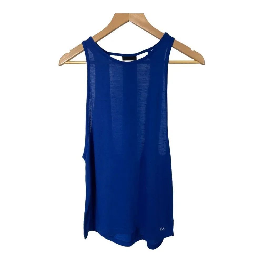 VSX SPORT by VICTORIA’S SECRET Women’ Athletic Tank Top Blue Size Extra Small